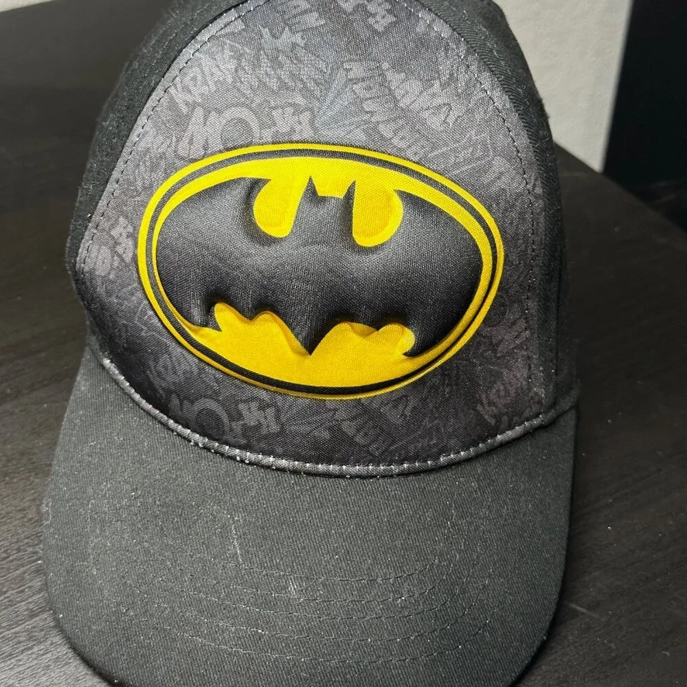 Batman Toddler Snapback Adjustable Baseball Cap Hat DC Comics GUC